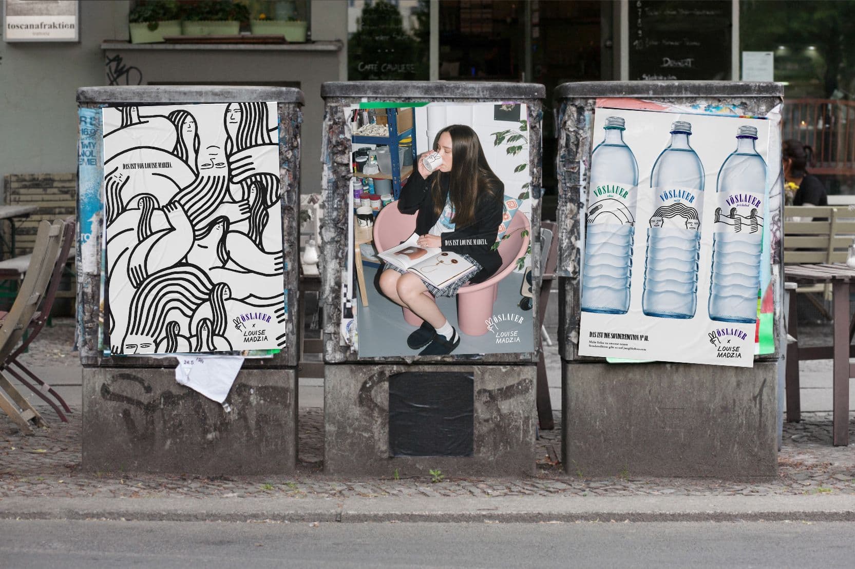 Vöslauer poster mockup