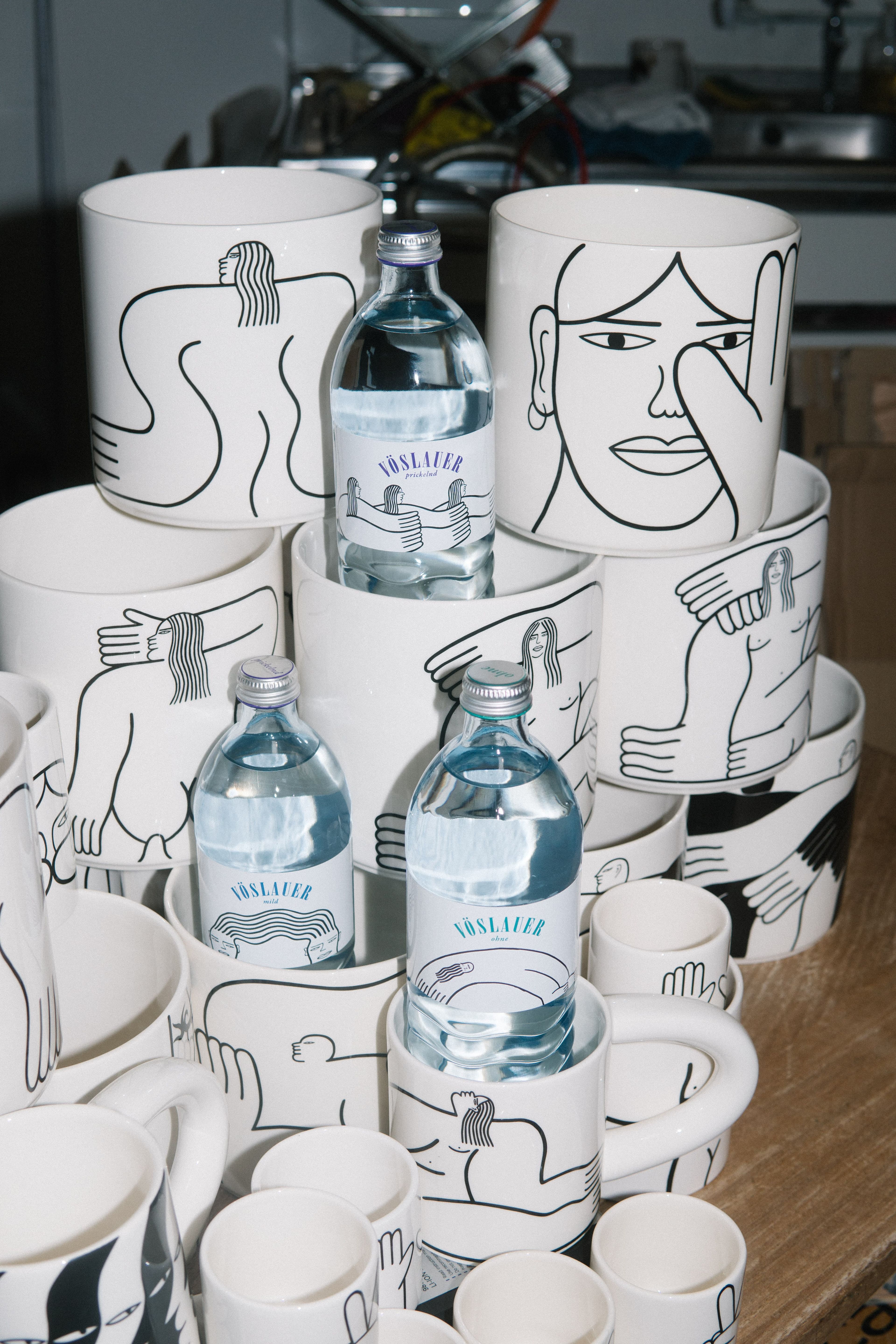 Vöslauer special edition bottle close up